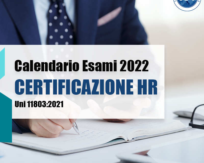 Calendario 2022 Certificazione HR UNI 11803